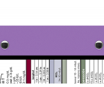  WhiteCoat Clipboard® - Lilac Edición médica